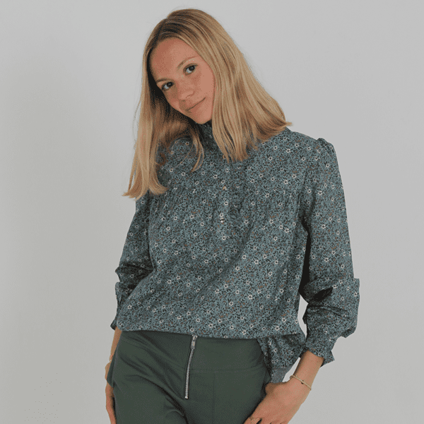 Garden Blouse Azul - Bea Gimeno