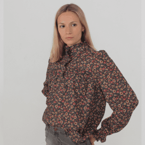 Garden Blouse Marrón - Bea Gimeno